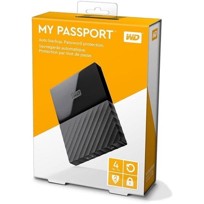 HardDisk / HDD External WD My Pasport 4TB RESMI