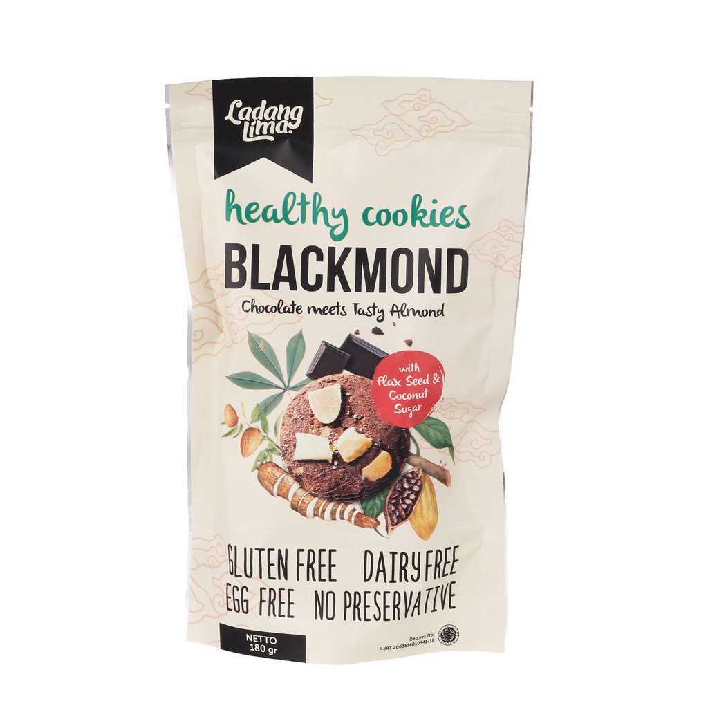 Ladang Lima Blackmond Cookies - gluten free 180 gram