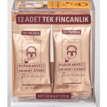 

(BISA COD) Kopi Turki mehmet efendi Original - 6 gr x12