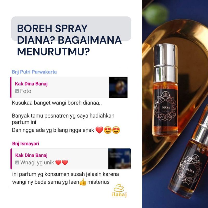 PARFUM BOREH DIANA BANAJ BEAUTY CARE / PARFUM BANAJ