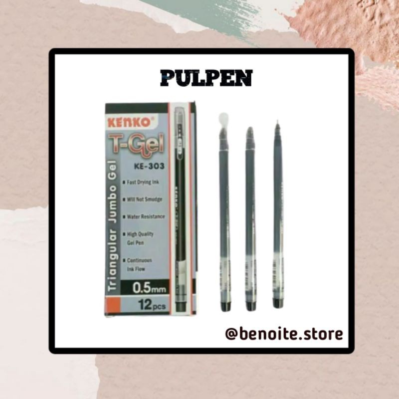 

Pulpen T-gel Kenko