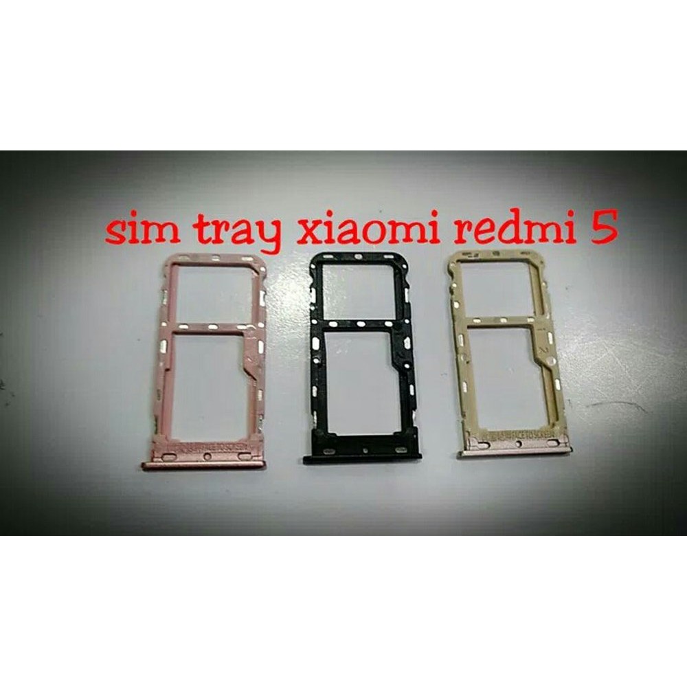 Simtray Slot Sim card lock slot xiaomi REDMI 5 Original