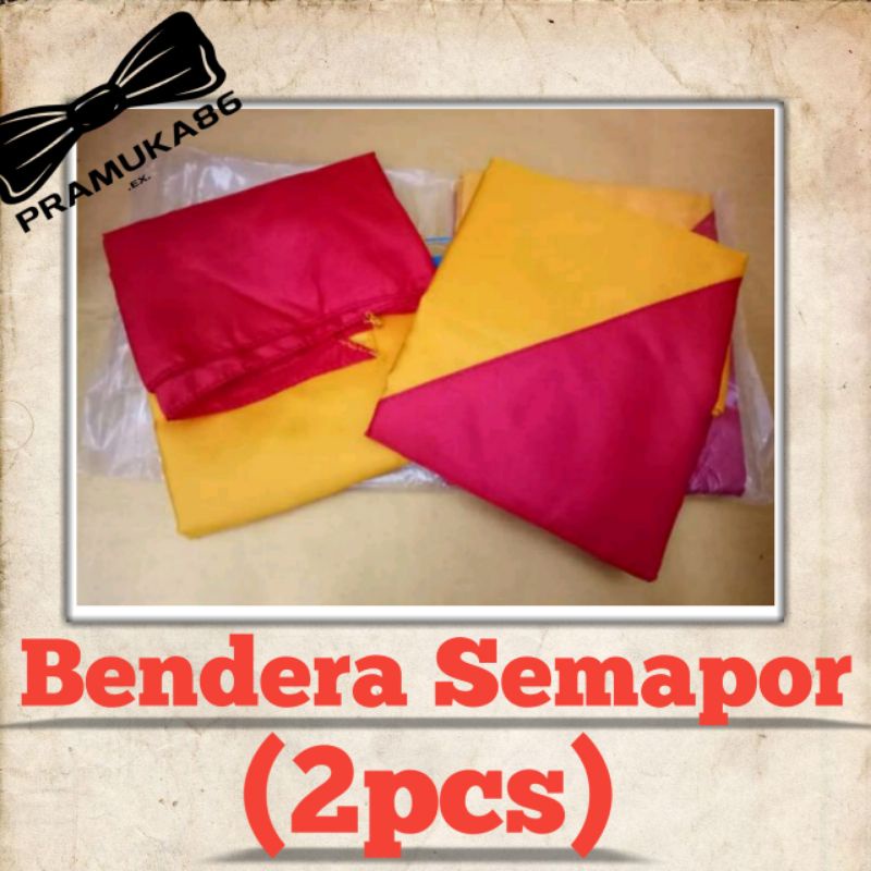 Bendera Simapore - Bendera Semapore Sepasang (2pcs)