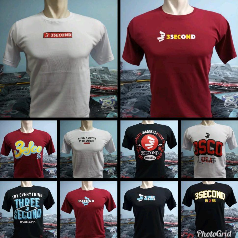 DISKON grosir kaos distro Bandung termurah harga per lusin. 12 kaos