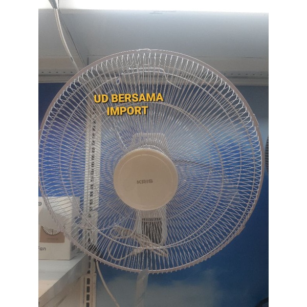 kris kipas angin dinding tembok wall fan silent 18 inc dengan remote