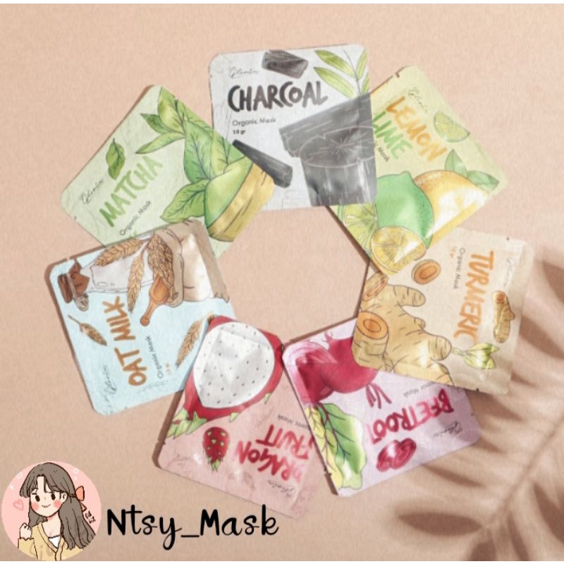 LEA GLORIA MASKER WAJAH ORGANIK (BPOM) 15gram