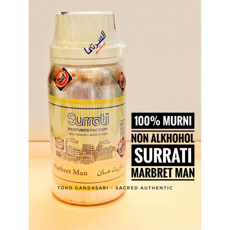 Bibit Minyak Wangi SEGEL 100ml SURRATI Marbret Man Marbet Marbit