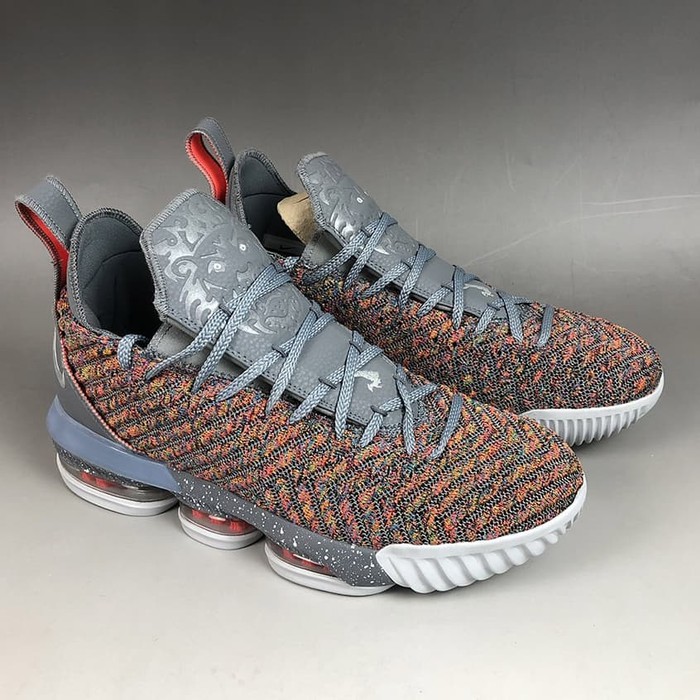 PUSAT SEPATU BASKET NIKE LEBRON 16 OREO MULTICOLOR / LEBRON XVI SNEAKERS ORIGINAL