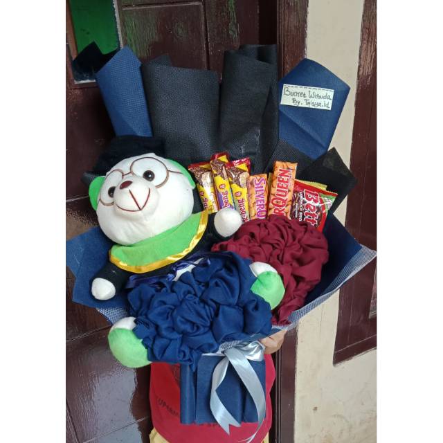 Buket wisuda snack hijab