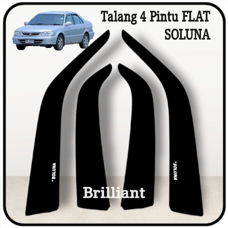 Talang Air 4 Pintu FLAT - TOYOTA - Raize / Soluna / Innova / Avanza / Agya / Calya / Yaris / Vios / Kijang / Fortuner / Corolla