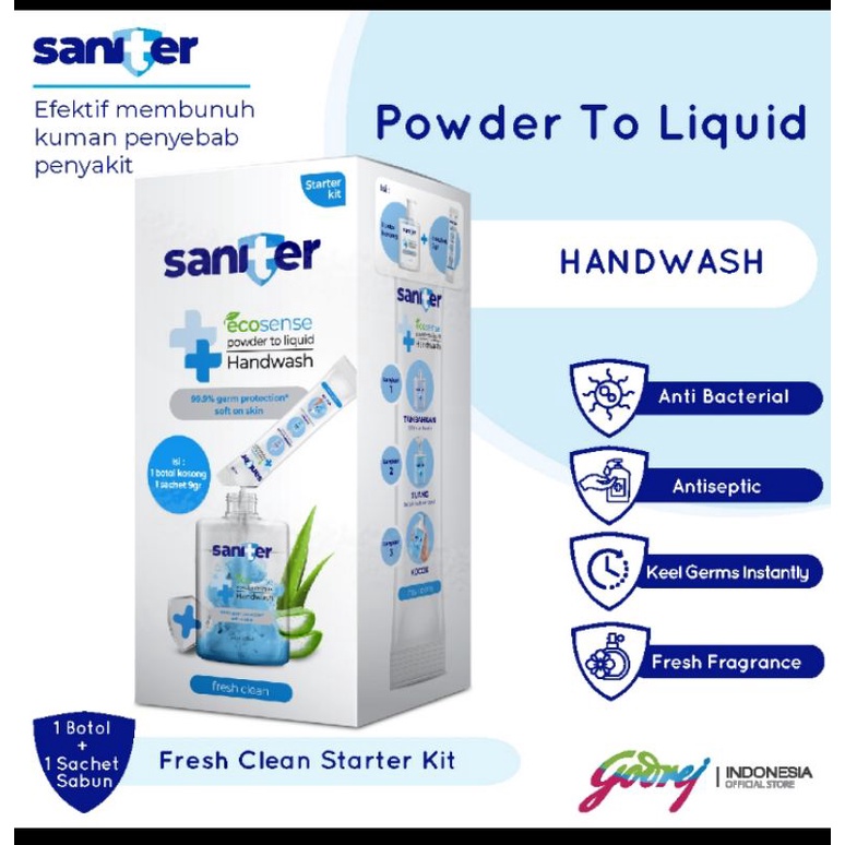 saniter hand wash powder to liquid