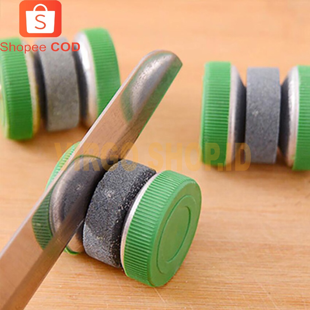 Pengasah Pisau Model Batu Roda putar - Alat Asahan Pisau