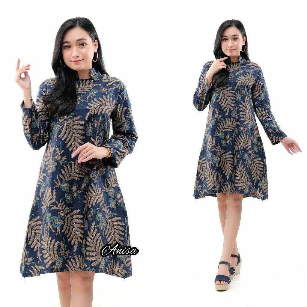 Maura Couple - Sania Ruffle Batik Couple Ori Ndoro Jowi Batik Couple Modern BY AGHNA