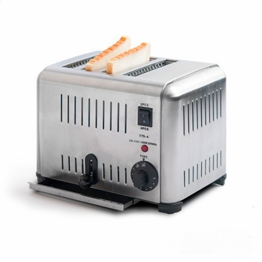 Mesin Pemanggang Roti 4 Slot Electric Bread Toaster Machine commercial