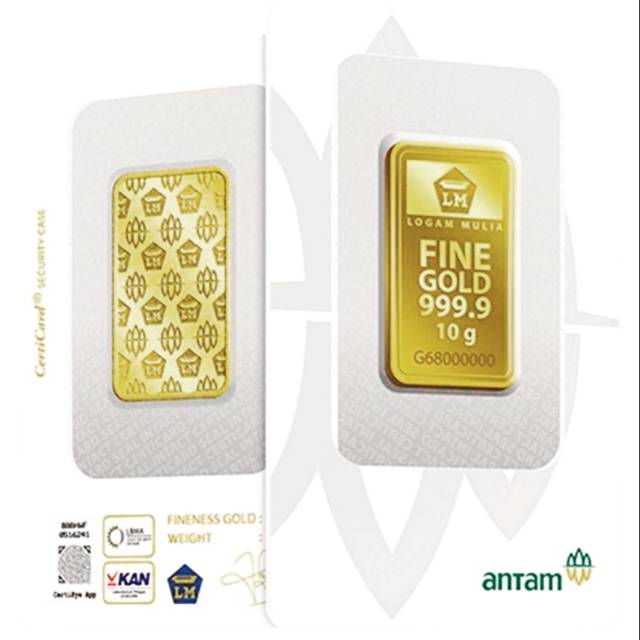 Emas Antam 10 Gram Press RM