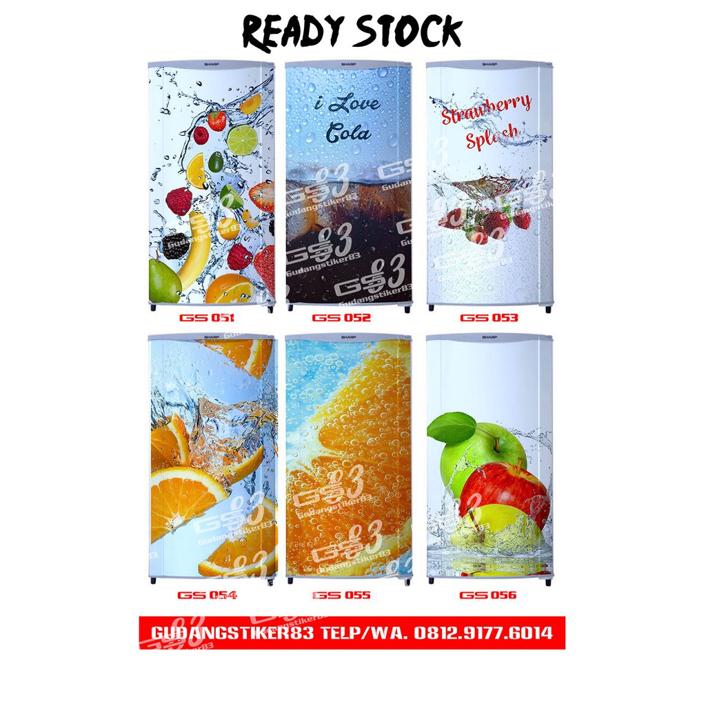 stiker kulkas fariasi buah segar terbaru termurah tangerang