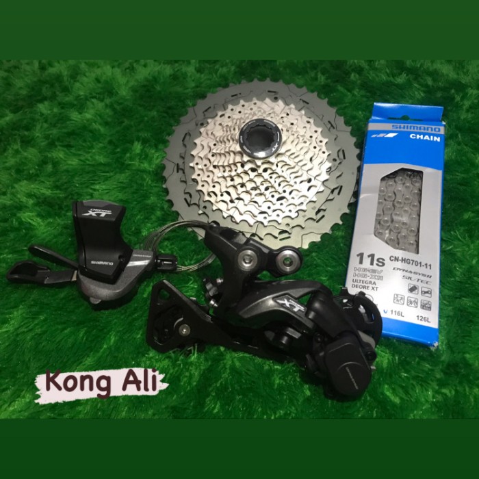 MINI GROUPSET XT M8000 11 SPEED - MEDIUM CAGE