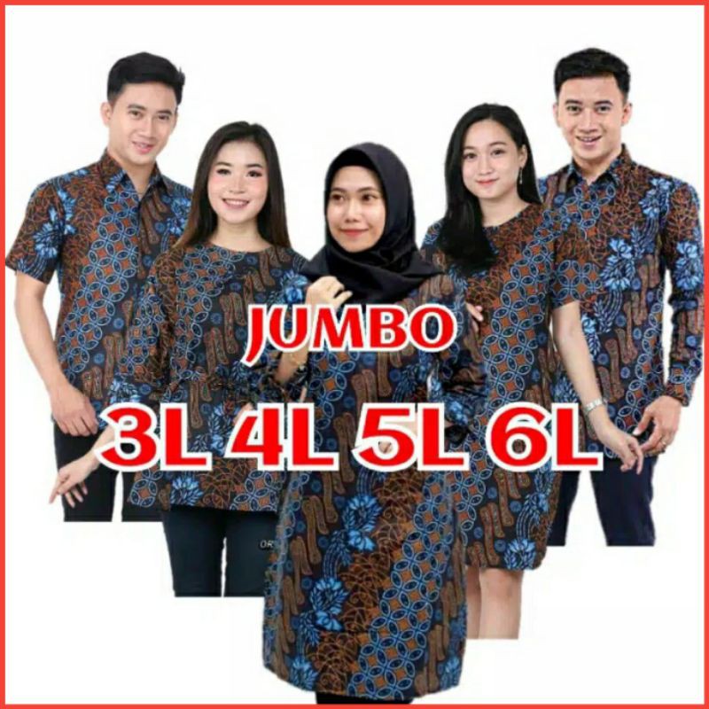 Batik jumbo BIG SIZE JUMBO XXL XXXL 3L 4L 5L MURAH BATIK JUMBO COUPLE &quot;M,L,XL,XXL,XXXL,XXXXL,XXXXXL