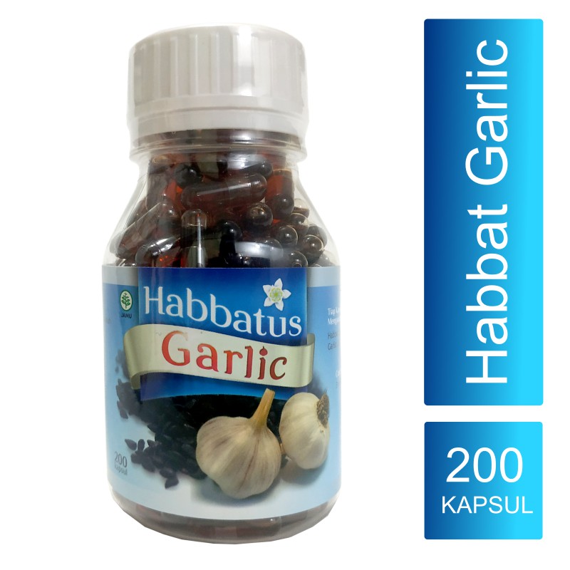 Haba Garlic Oil Habbatus Garlic 200 kapsul Habbagarlic Habba Garlic Oil Habbatussauda Garlic