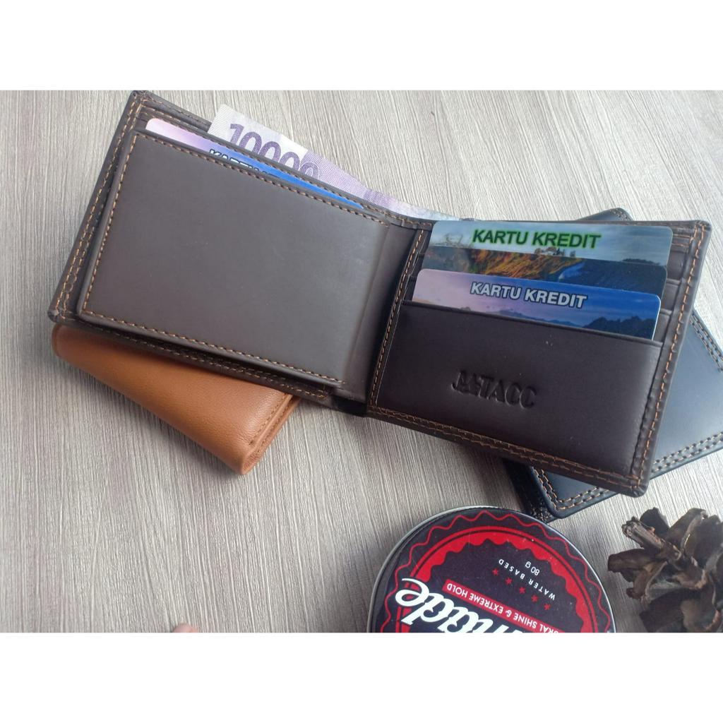 Dompet Pria Kulit Asli | Dompet slim Kulit Harga Ekonomis / Dompet Pria Kulit  Asli  Model Lipat | Dompet Resleting