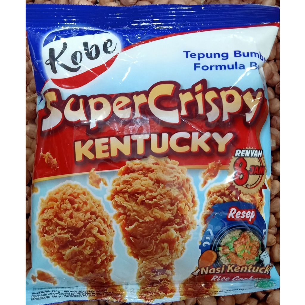 

Kobe Super Crispy Kentucky tepung ayam goreng KFC Fried Chicken 210gr