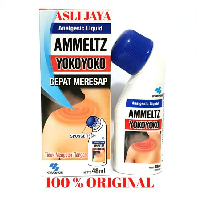 AMMELTZ YOKOYOKO 48 ML - Obat Gosok Rematik, Pegal Linu &amp; Nyeri Sendi