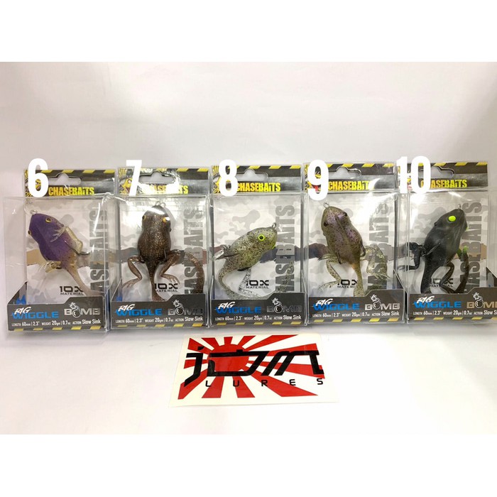 Terlaris Chasebaits Wiggle Bomb Po