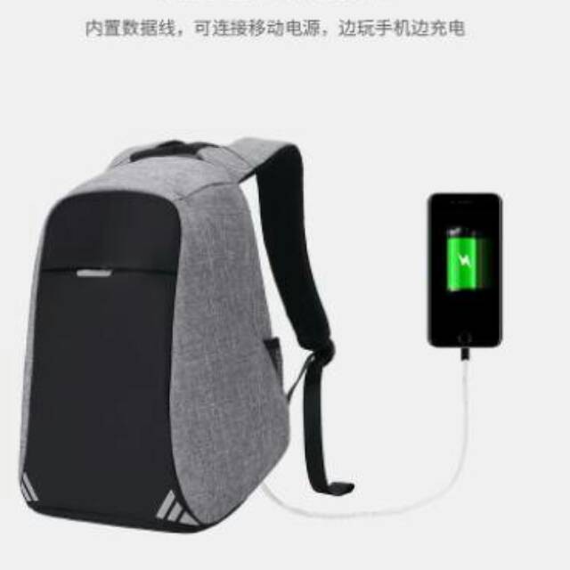 Tas Branded Tas Anti Maling - Ransel Anti Maling UPGRADED