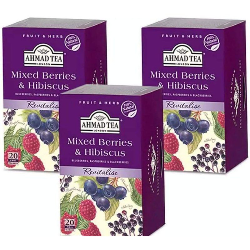 

AHMAD TEA MIXED BERRIES & HIBISCUS 20 FOIL tea bags