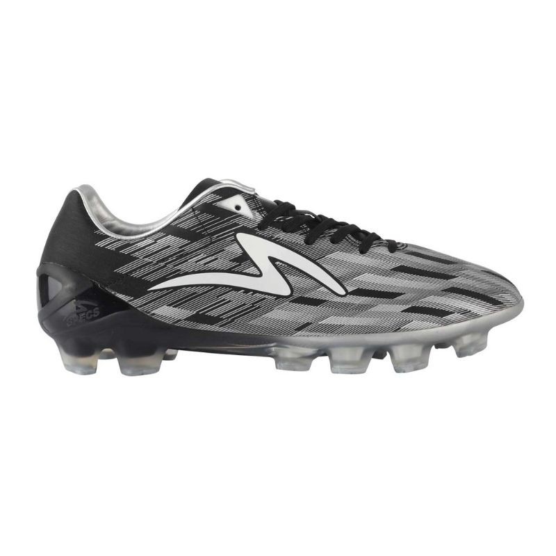 Sepatu Bola Specs Accelerator Lightspeed II Pro FG Black Silver