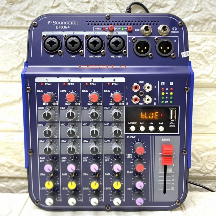 Mixer Soundcraft EFX6/4 Channel bluetooth