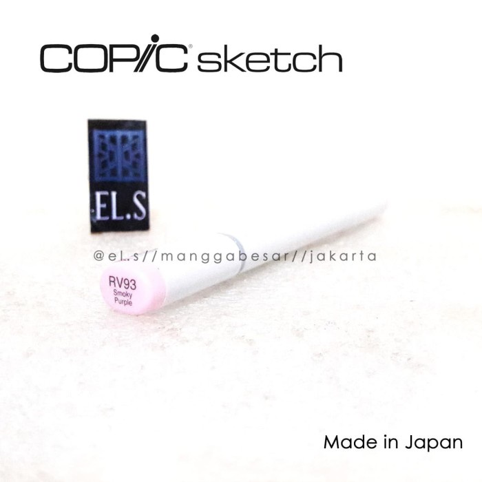 

Eklusif Copic Sketch Marker Rv93 Smoky Purple ( Csm ) Terbatas