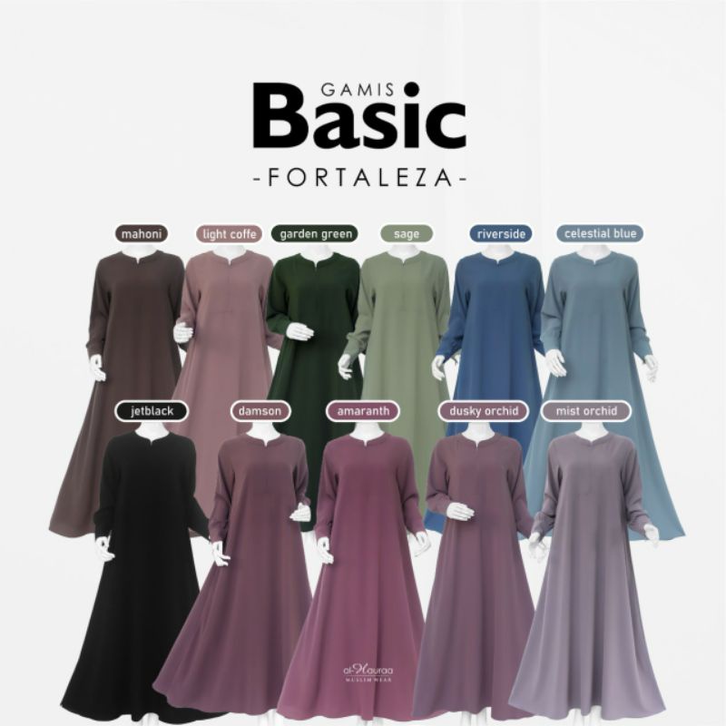 Gamis Basic Fortaleza Alhauraa