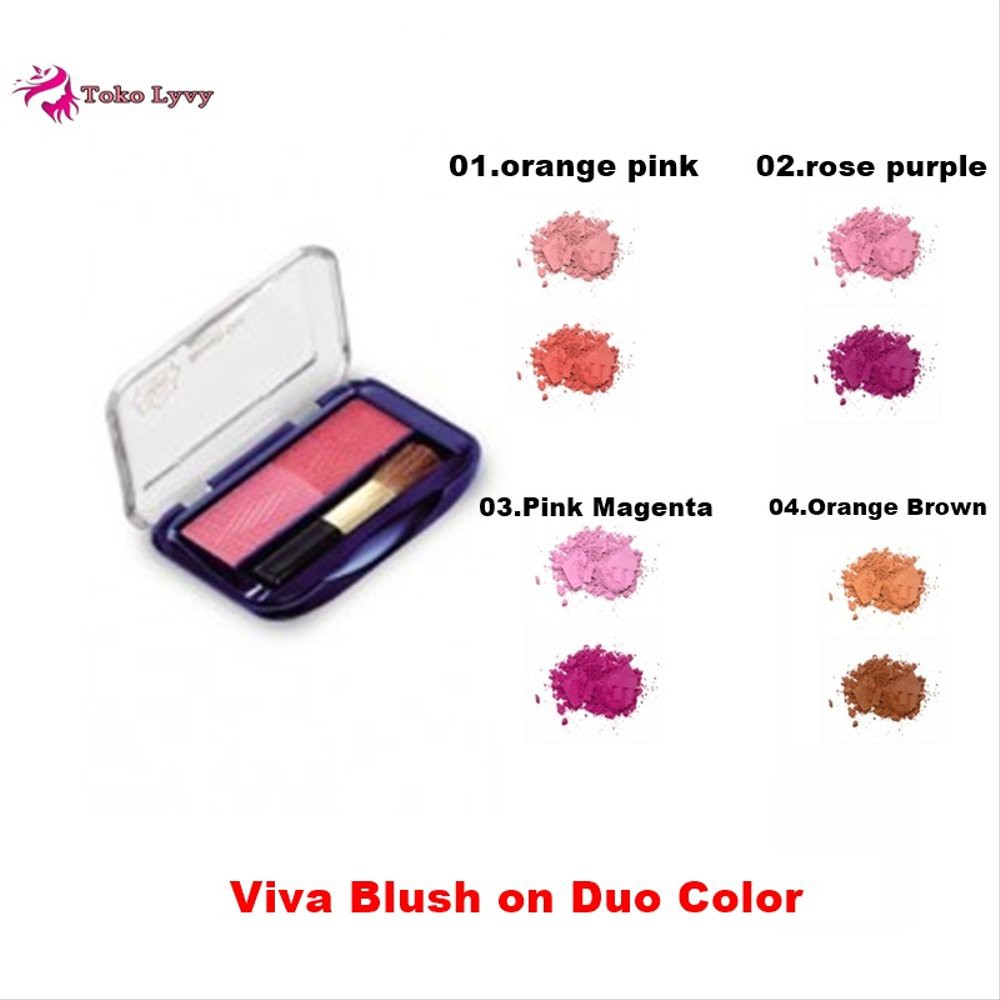 Viva Blush On Duo Blushon 2 in 1 - 4.8g