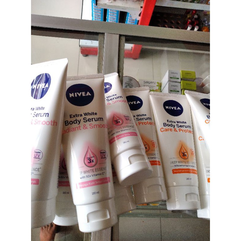 nivea body serum care & protect