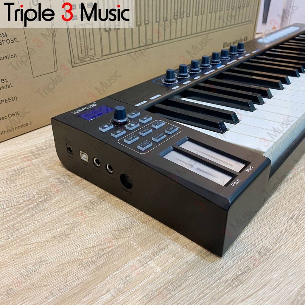 Worlde Bluewhale 49 blue whale 49 Midi controller 49 Keys