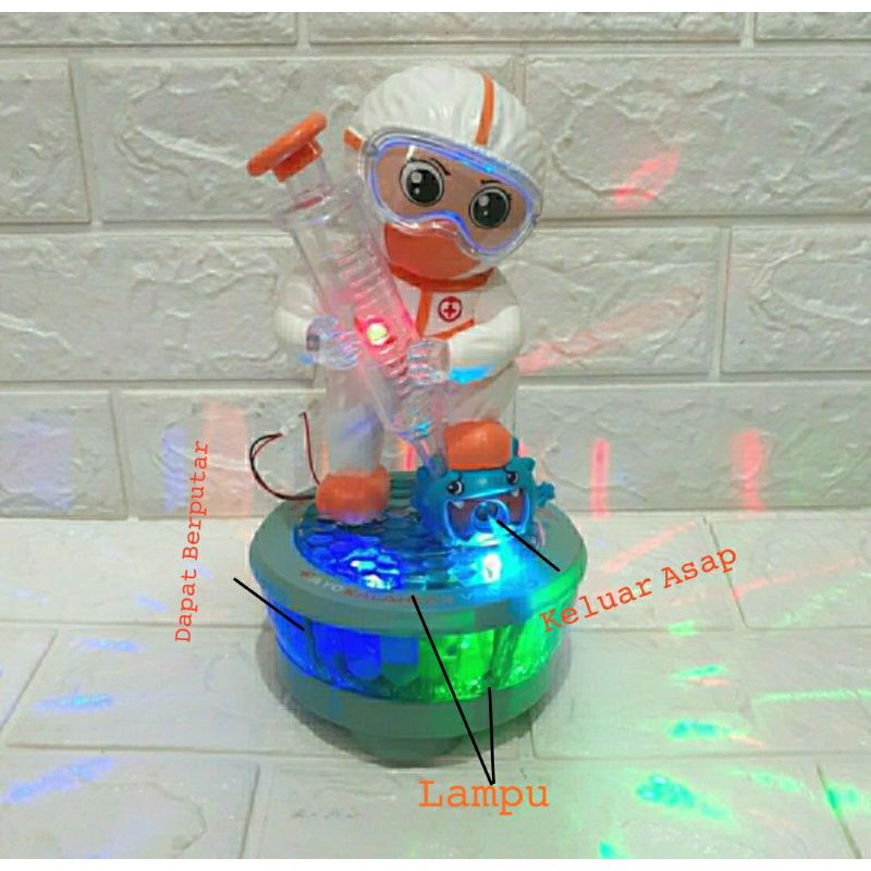 Mainan Robot Vaksin Tenaga Medis Dokter Covid