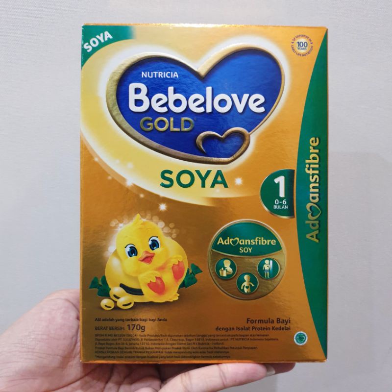 BEBELOVE 1 Gold Soya 0-6 Bulan 170g | Susu Bubuk Formula Bayi Newborn Bebelove Great+ 200 gram / 170g