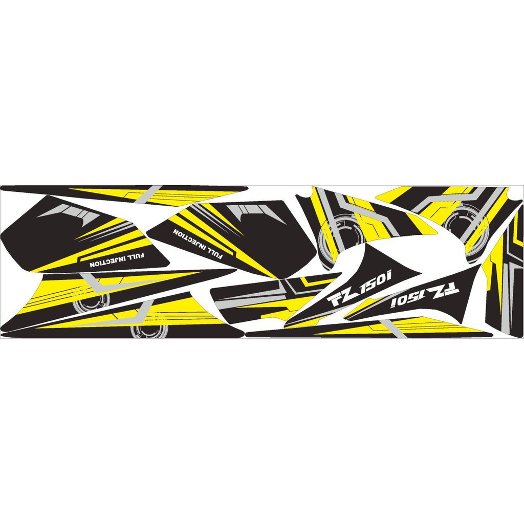 striping stiker decal old vixion fz150i