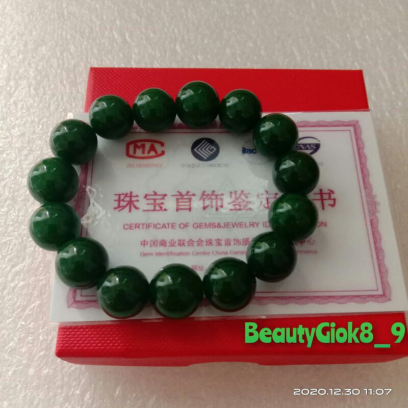 GELANG GIOK ASLI TIONGKOK HIJAU TUA2