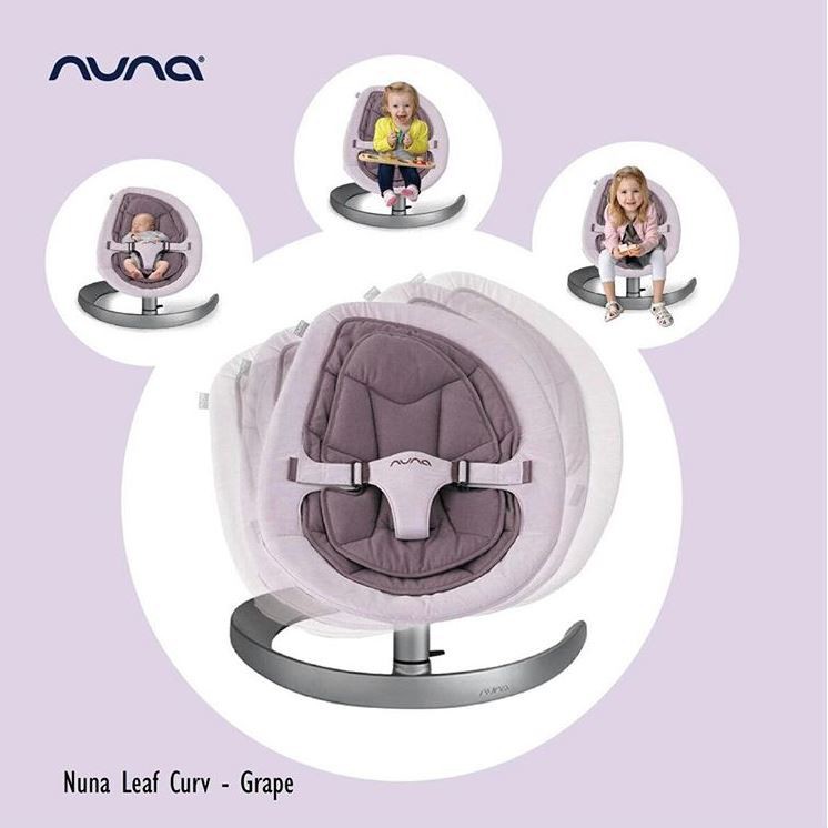 Makassar - Nuna Leaf Curv 2019 LUXX  Dusk Baby Bouncer and Swing with New Padding Ayunan Anak Bayi