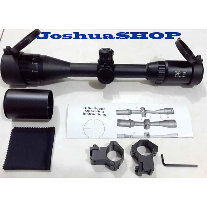 Telescope / Teleskop Senapan Spike 3-12x40 AOL