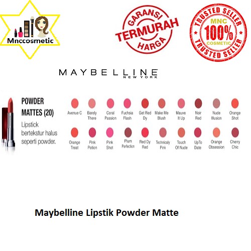 Maybelline Lipstick Powder Matte Original