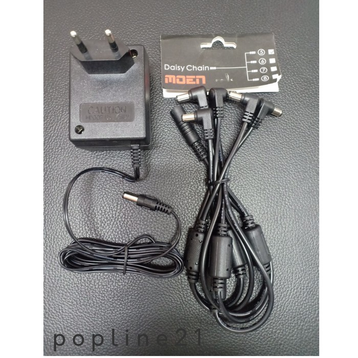 ALAT MUSIK  Adaptor efek Multi / Power Supply Guitar Pedal Multi PSW