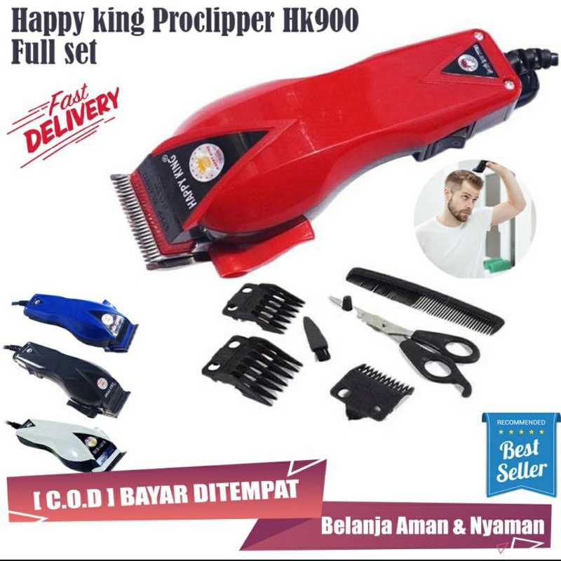 Alat Cukur Rambut HK 900 / Hair Clipper Happy king / Mesin Cukur Rambut Happy King