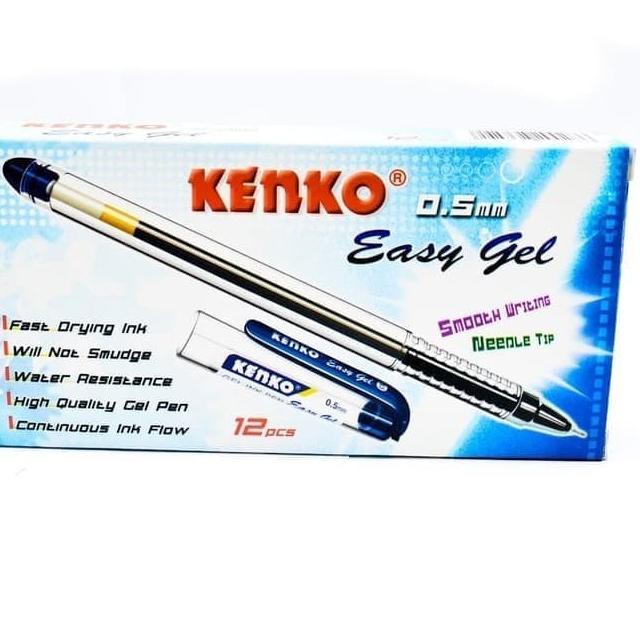 

Harga Bersahabat-42 Pulpen Gel Kenko Easy Gel 0.5 mm (12pcs) - Hitam