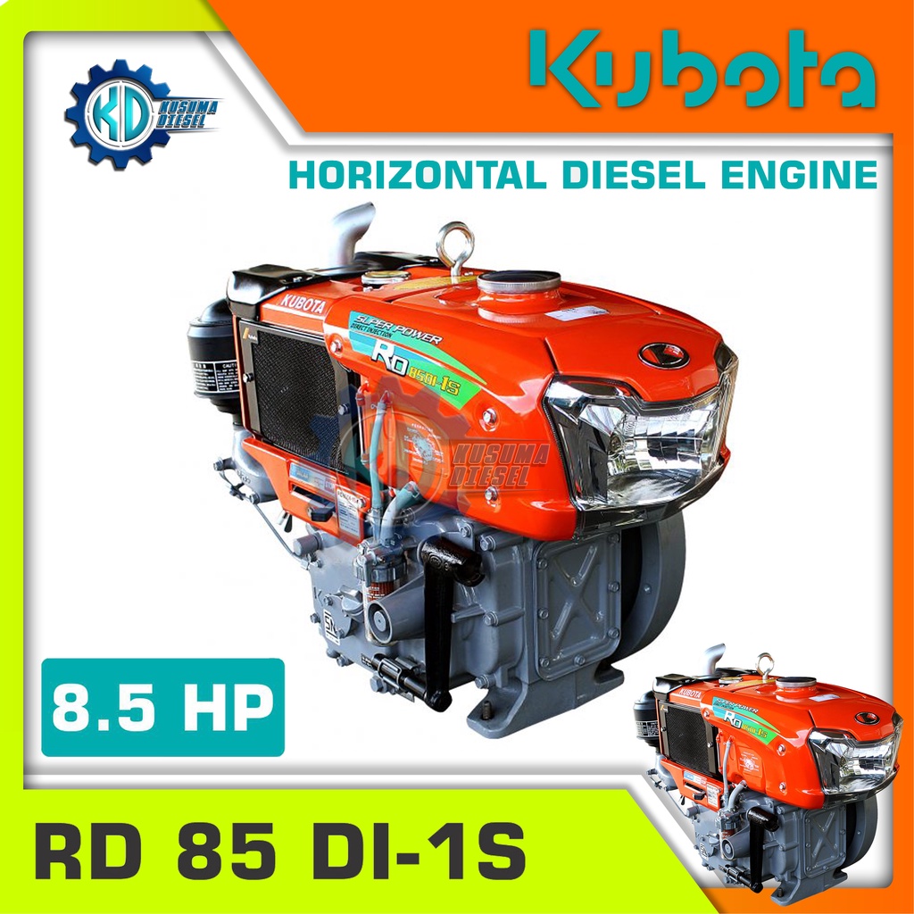 Diesel RD 85 DI-1S - MESIN KUBOTA 85 PK - 8.5 HP 1S