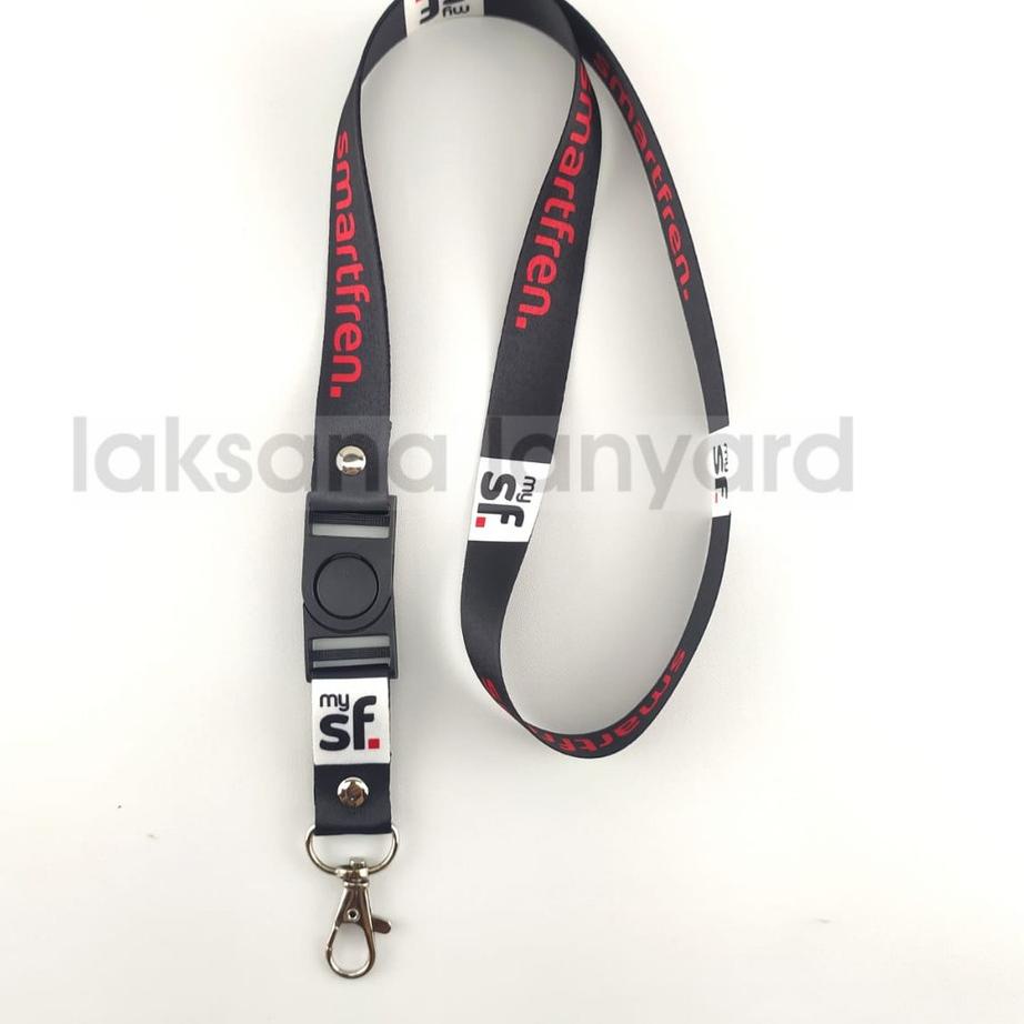 

[PRODUK YJTRR] LANYARD TALI ID CARD SMARTFREN PRINTING KHB