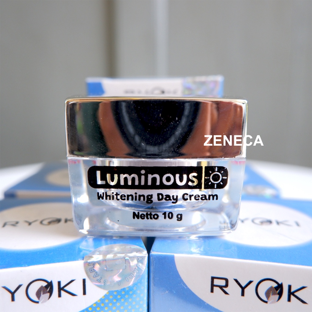 Bpom Ryoki Skincare Pemutih Wajah Luminous Whitening Day Cream 10Gr Original Murah