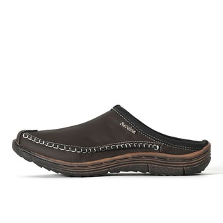 Jual Sepatu Sandal Slop Pria kulit asli Sendal Bustong laki laki coklat
